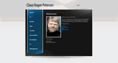 Desktop Screenshot of claushagenpetersen.dk