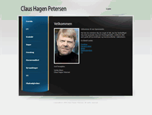 Tablet Screenshot of claushagenpetersen.dk